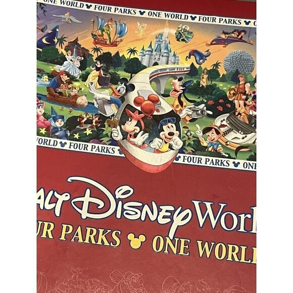Vintage Walt Disney World Four Parks One World Photo Album 4" x 6" Photos - Picture 2 of 12
